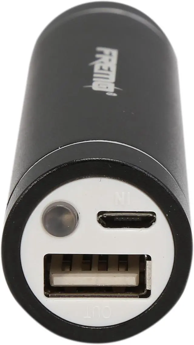 Alt view image 4 of 6 - FREMO Q-01 Black 3000mAh External Battery Pack Power Bank (Built-in LED Flash Light with High/Low/Strobe Modes) for iPhone 6, 6 plus, 5S, Samsung, HTC and other USB-Charged devices