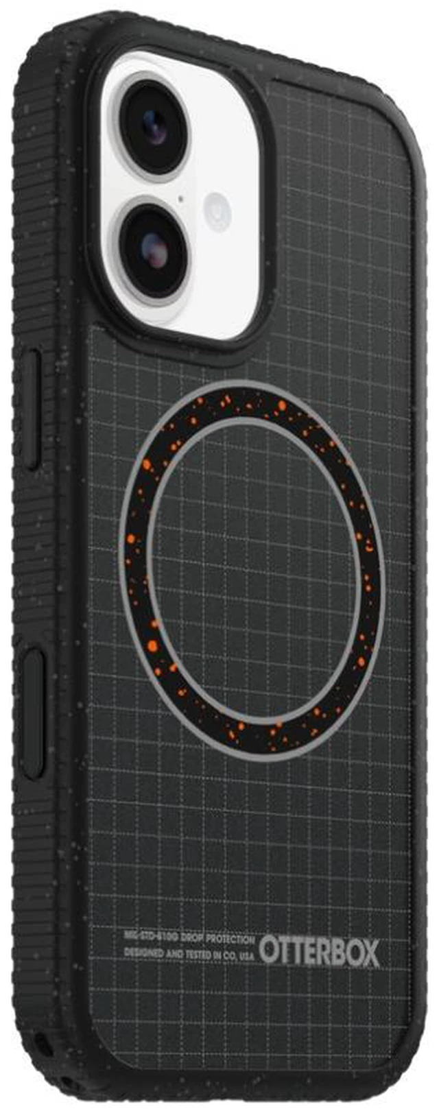 Alt view image 3 of 4 - OtterBox Sole iPhone 17 Night Raid Phone Case - Polycarbonate, Magnets,Nylon - Midnight Circuit (Black) - 77-99396