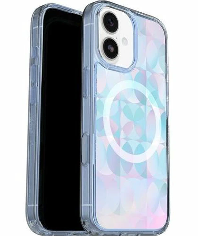 Alt view image 2 of 3 - OtterBox iPhone 17 Case Symmetry Series Clear - Opal Prism (Clear/Multicolor) - Drop Resistant, Scratch Resistant - Polycarbonate, Thermoplastic Elastomer (TPE) - 77-98886