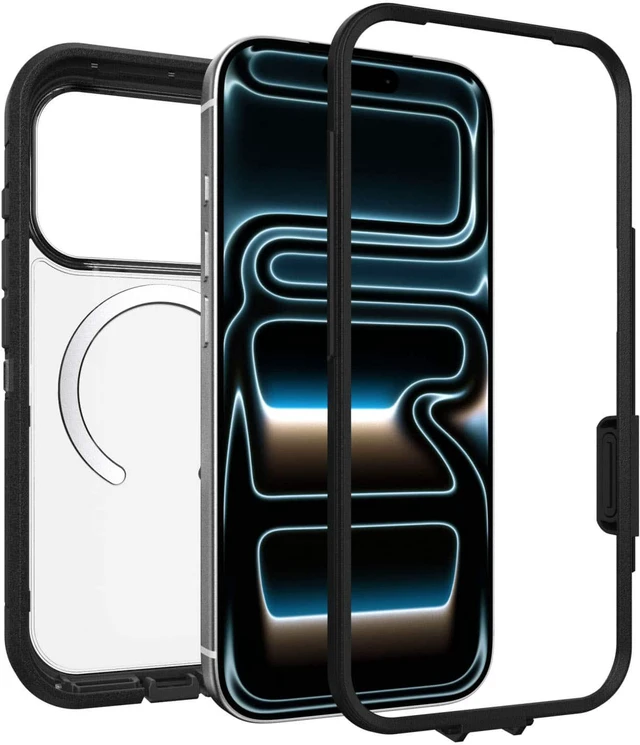 Alt view image 2 of 2 - OtterBox Defender Series Pro XT Hard Shell for Apple iPhone 17 Pro / 18 Pro - Dark Side - 77-000977