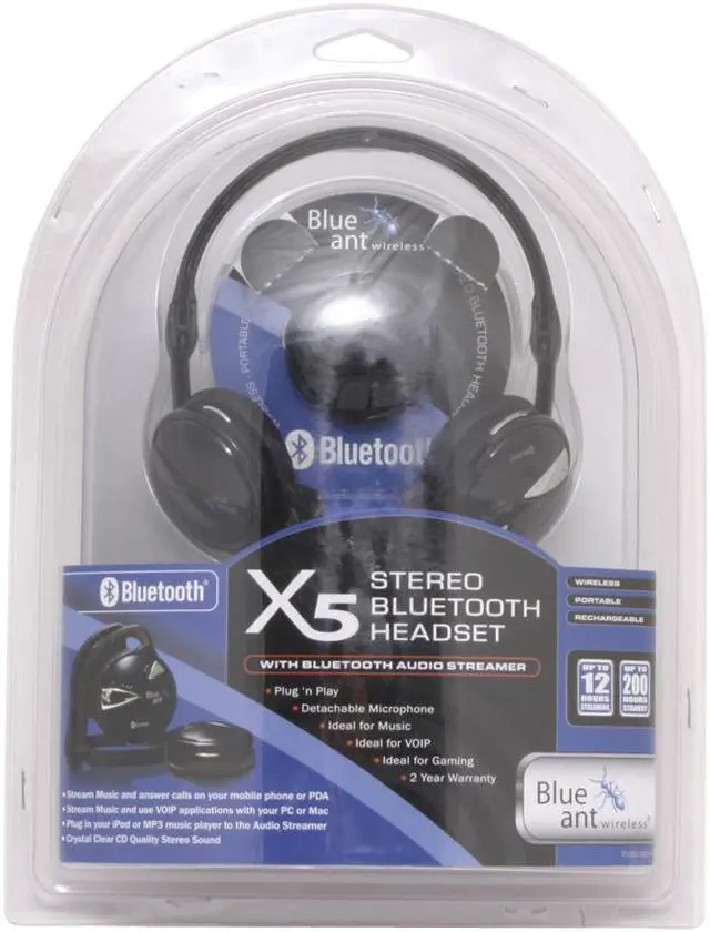 Alt view image 5 of 5 - BlueAnt Behind-The-Neck Stereo Bluetooth Headphone Black (X5)