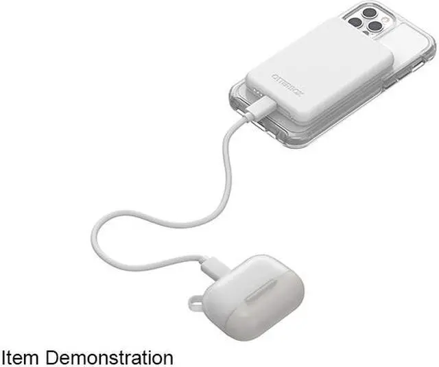 Alt view image 7 of 7 - OtterBox Brilliant White 3000 mAh Wireless Power Bank for MagSafe, 3k mAh 78-80572