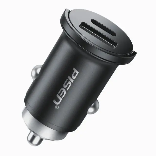 Main image of PISEN Quick Type-C+USB-A 30W Mini Car Charger TP-C73