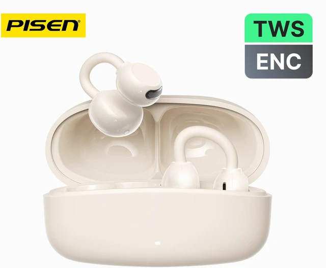 Main image of PISEN-CloudFeather Open Ear Clip-On Earbuds(White)