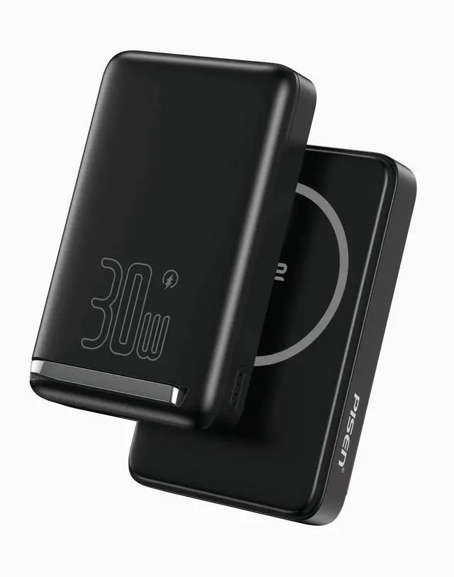 Alt view image 2 of 8 - PISEN MagiPi 10000mAh Wireless Powerbank(Black)