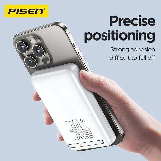 Alt view image 6 of 8 - PISEN MagiPi 10000mAh Wireless Powerbank(Black)