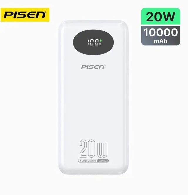 Main image of PISEN PowerLink 4 in 1 Fast Charging 10000mAh Power Bank(Black)