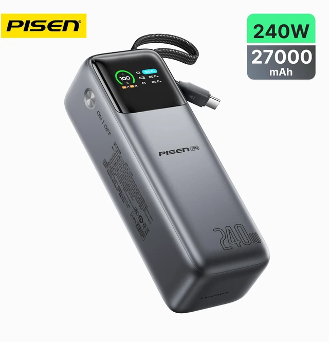 Main image of PISEN Bolt 240W 27000mAh Power Bank