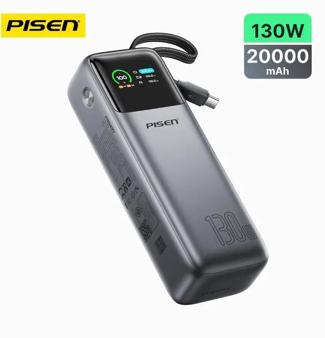 Main image of PISEN Bolt 130W 20000mAh Power Bank
