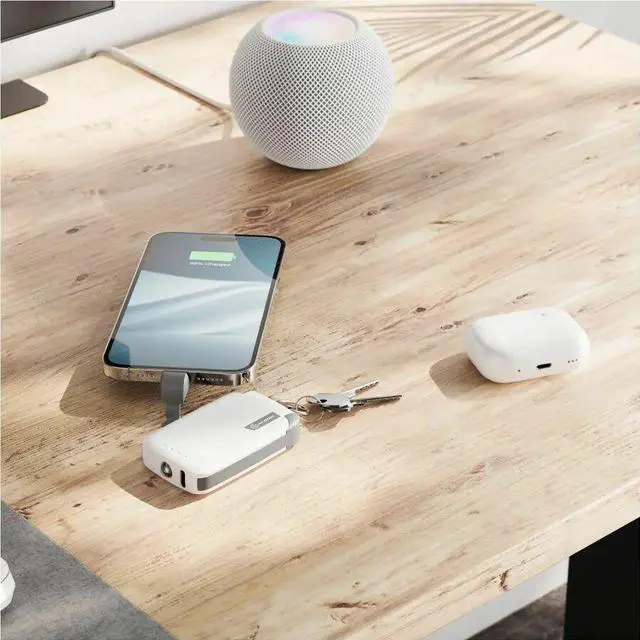Alt view image 4 of 4 - Alogic KeyLight 2000mAh Portable Power Bank - 2000 mAh - 1A - 5V Output - 5V Input - USB Type-C Connector - KLPB2KWH
