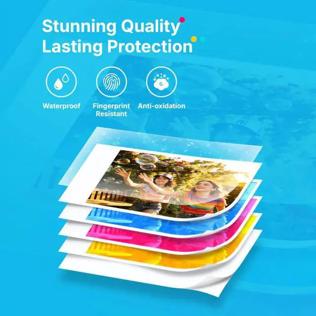 Alt view image 7 of 8 - Liene Pearl N200 Pro Portable Photo Printer, Premium Quality Photo, iOS and Android Smartphone Compatible - Gold