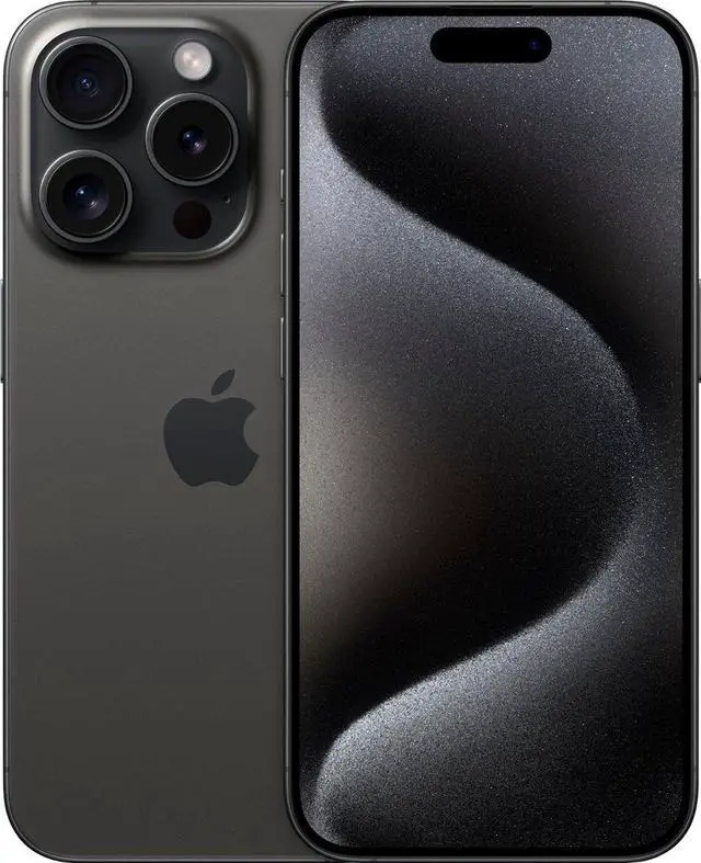 Alt view image 2 of 3 - Apple iPhone 15 PRO MAX 512GB, Refurbished Unlocked Cell Phone, Black Titanium - Very Good Condition (Grade B)