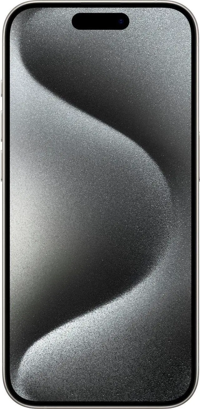 Main image of Apple iPhone 15 PRO MAX 256GB, Refurbished Unlocked Cell Phone, White Titanium - Very Good Condition (Grade B)