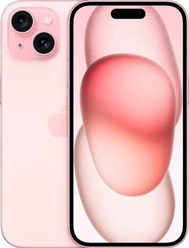 Main image of Apple iPhone 15 128GB, Refurbished Unlocked Cell Phone, Pink - Excellent Condition (Grade A)