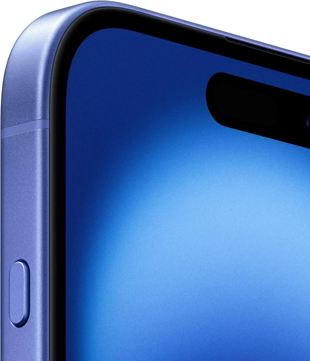 Alt view image 5 of 8 - Apple iPhone 16 128GB, Refurbished Unlocked Cell Phone, Ultramarine - Very Good Condition (Grade B)