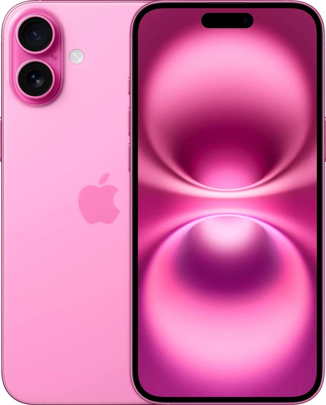 Main image of Apple iPhone 16 128GB, Refurbished Unlocked Cell Phone, Pink - Very Good Condition (Grade B)