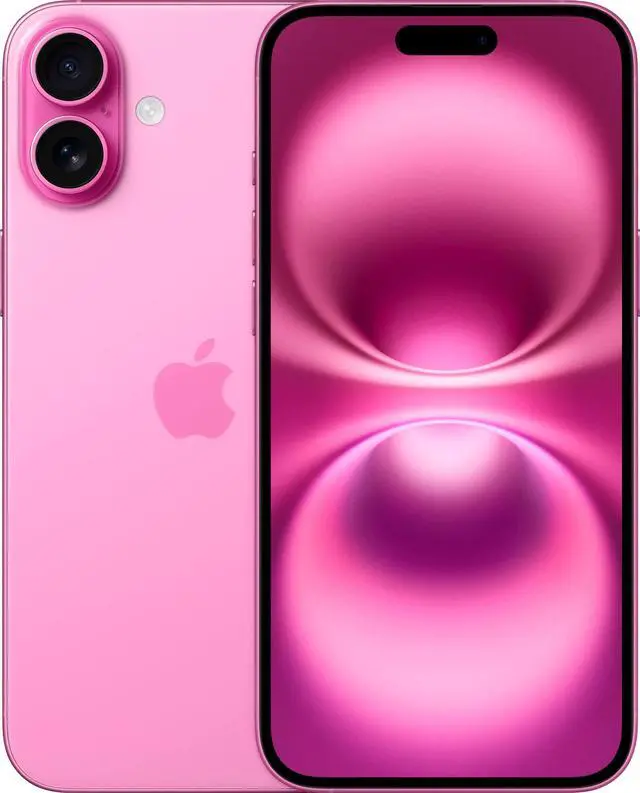 Main image of Apple iPhone 16 256GB, Pre-Owned Unlocked Cell Phone, Pink - Very Good Condition