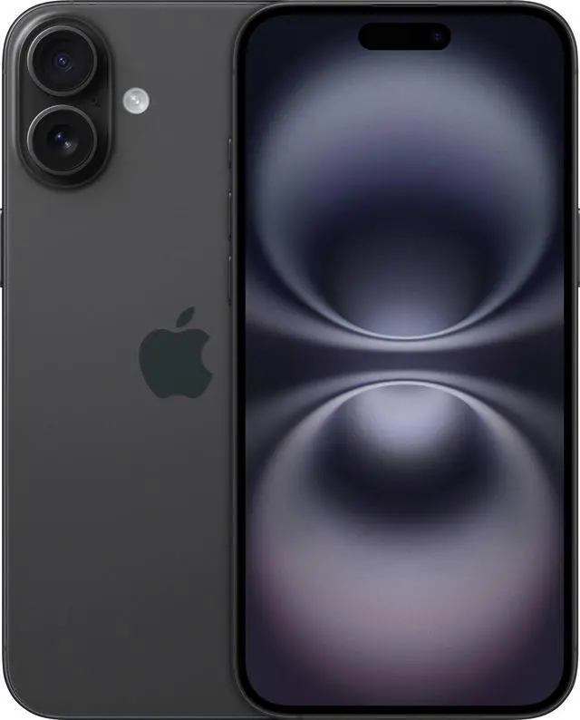 Main image of Apple iPhone 16 256GB, Pre-Owned Unlocked Cell Phone, Black - Very Good Condition