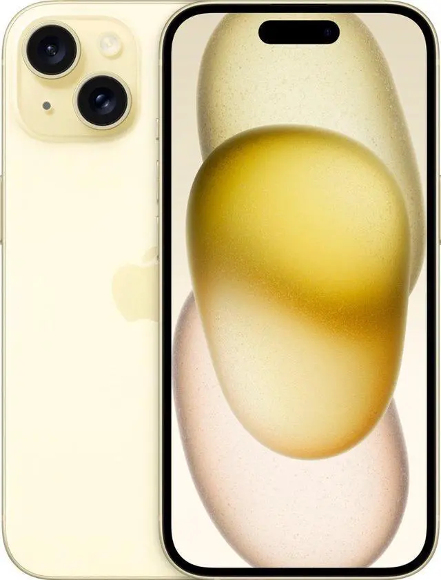 Alt view image 2 of 3 - Apple iPhone 15 Plus 256GB, Pre-Owned Unlocked Cell Phone, Yellow - Very Good Condition