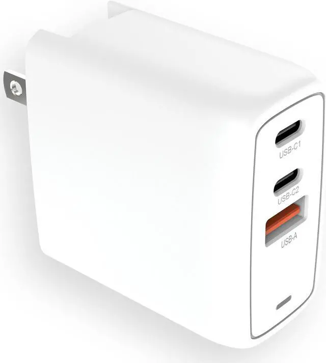 Alt view image 2 of 2 - Creative 67W GaN Charger Creative, 3-Port USB GaN Wall Charger with PPS, PD 3.0, and QC 4.0+, RWD067A, White