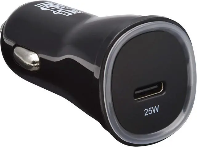 Main image of Tripp Lite USB Car Charger - 25W PD Charging - USB-C - Black  U280-C01-25-1B