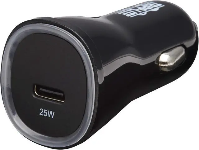 Alt view image 3 of 7 - Tripp Lite USB Car Charger - 25W PD Charging - USB-C - Black  U280-C01-25-1B