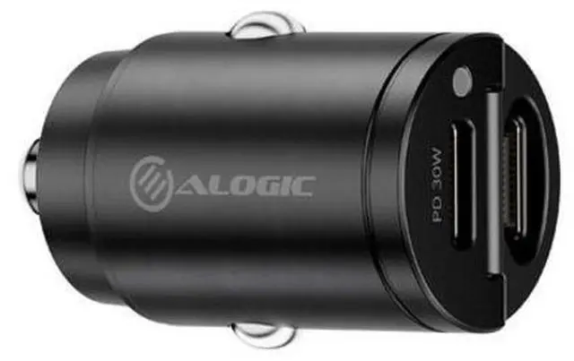 Main image of Alogic 30W car charger USB-C ports fast charging for laptops, tablets, and smartphones - CRCC30