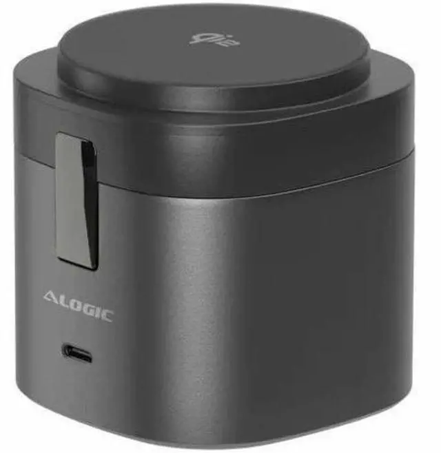 Alt view image 2 of 4 - Alogic PowerPod 4-in-1 Qi2 Fast Wireless Charging Stand - AL41WCPO-BK