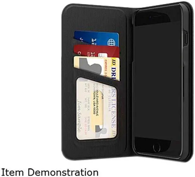 Main image of PureGear Black Apple iPhone 7 Plus / 6s Plus / 6 Plus Puregear Gen 2 Express Folio Case - Black 61728PG