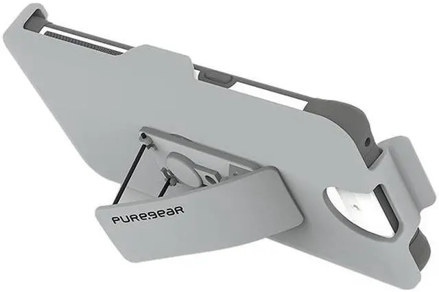 Alt view image 4 of 4 - PureGear DualTek White Case With Hip Clip Holster for Galaxy Note 8 62049PG