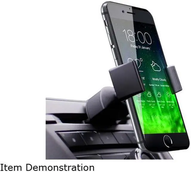 Alt view image 12 of 14 - Koomus Pro CD Slot Black Smartphone Car Mount Ko-ProCD