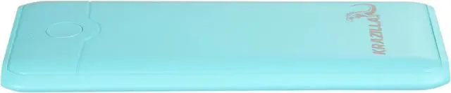 Alt view image 4 of 6 - Krazilla Blue 3600 mAh LED Light Power Bank, LED Flash Light KZP1011 Blue