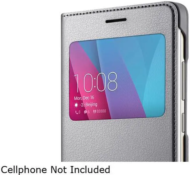 Alt view image 5 of 6 - Huawei 51991515 Gray Flip Case for Honor 5X