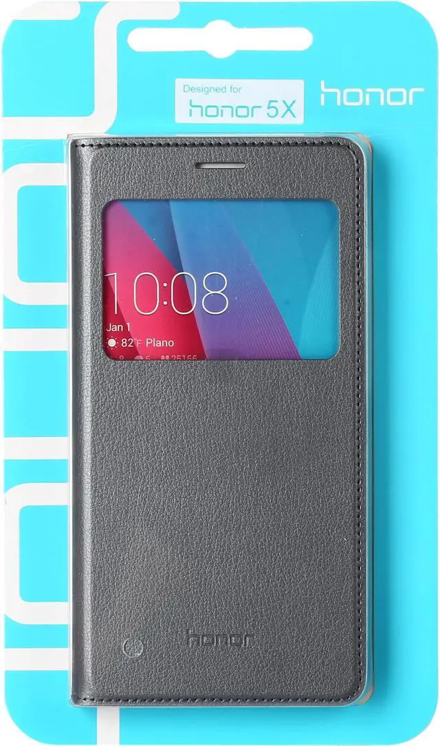 Alt view image 6 of 6 - Huawei 51991515 Gray Flip Case for Honor 5X