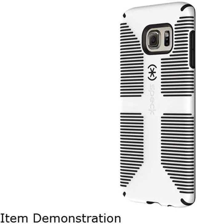 Main image of Speck Products CandyShell Grip White/Black Case for Samsung Galaxy S6 edge+ 73070-1909