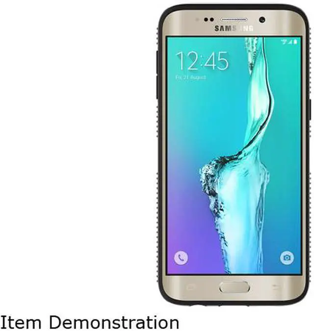 Alt view image 3 of 3 - Speck Products CandyShell Grip White/Black Case for Samsung Galaxy S6 edge+ 73070-1909
