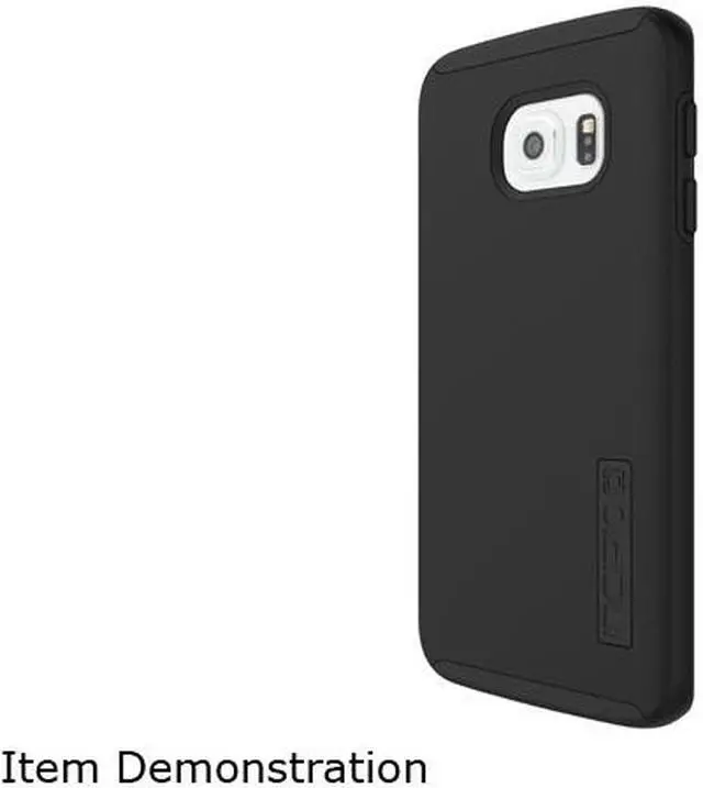 Main image of Incipio DualPro Black/Black Case for Galaxy S6 Edge SA-635-BLK