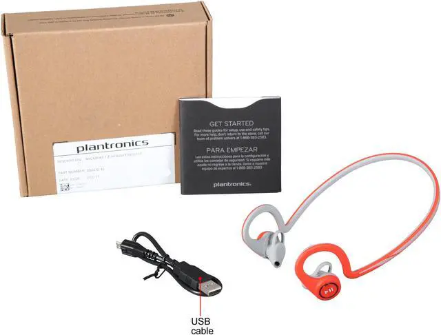 Alt view image 8 of 8 - Plantronics BackBeat FIT Wireless Bluetooth Headphones - Sweatproof - Red (200470-41) Frustration Free Packaging