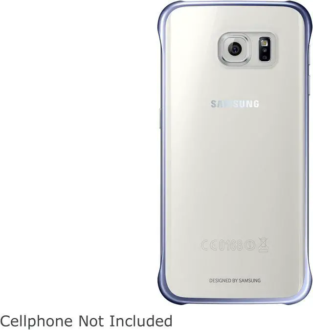 Main image of SAMSUNG Clear Black Sapphire Solid S-View Flip Cover for Samsung Galaxy S 6 EF-ZG920BBEGUS