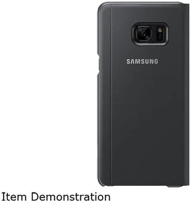 Alt view image 2 of 2 - SAMSUNG Black Solid S-View Flip Cover for Samsung Galaxy Note 7 EF-CN930PBEGUS