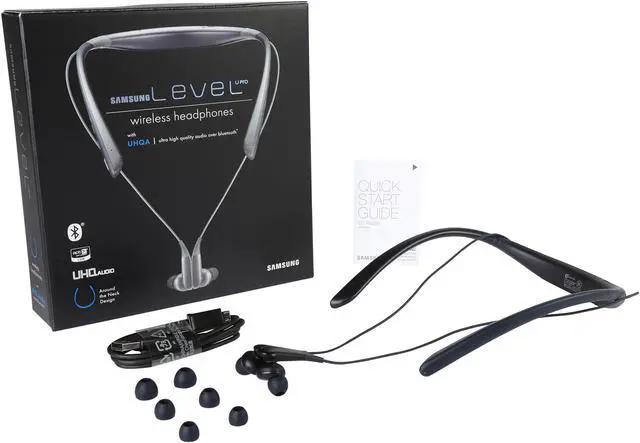 Alt view image 5 of 6 - Samsung Level U Pro Wireless Headphones Black - EO-BN920CBEGUS