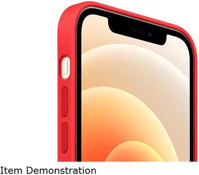 Alt view image 4 of 4 - Apple Red iPhone 12 mini Silicone Case with MagSafe MHKW3ZM/A