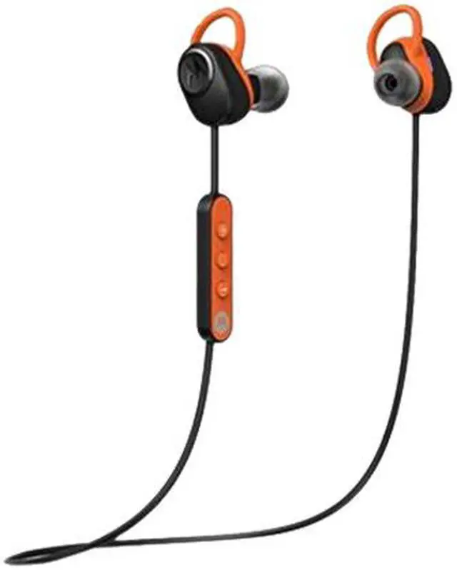 Alt view image 2 of 2 - MOTOROLA SH011FL Black/Orange Verve Loop Wireless Stereo Earbuds