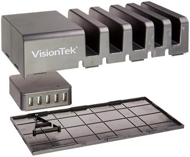 Alt view image 2 of 11 - VisionTek 5 Device Charging Station (900855)