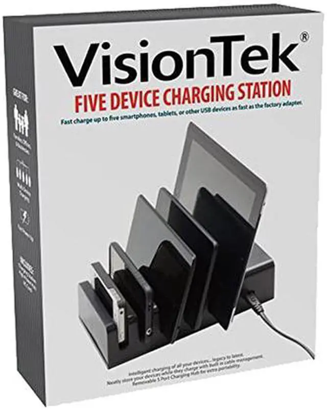 Alt view image 4 of 11 - VisionTek 5 Device Charging Station (900855)