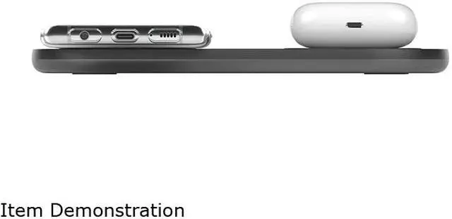 Alt view image 4 of 6 - Belkin Dual Wireless Charger (Dual Wireless Charging Pad 10W for iPhone 12, 12 Pro, 12 Pro Max, 12 mini, Galaxy S20, S20+, S20 Ultra, Pixel 4, 4XL, AirPods and more), Black (WIZ002ttBK)