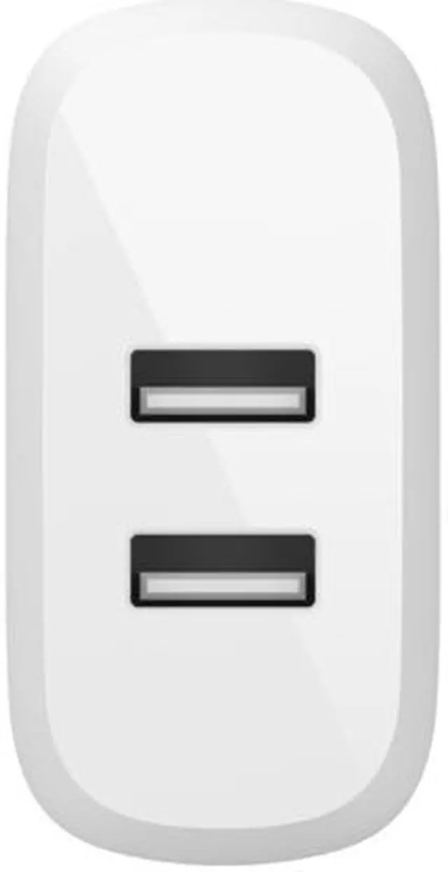 Alt view image 2 of 3 - BELKIN BOOST CHARGE Dual USB-A Wall Charger 24W + USB-A to Micro-USB cable (WCE002DQ1MWH)