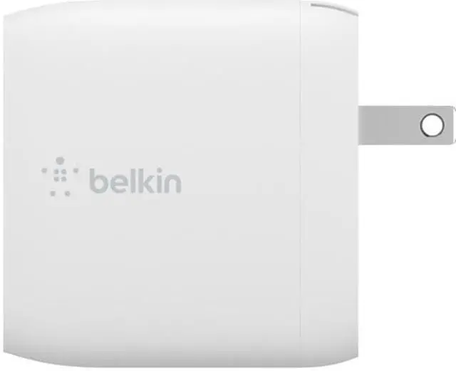 Alt view image 3 of 3 - BELKIN BOOST CHARGE Dual USB-A Wall Charger 24W + USB-A to Micro-USB cable (WCE002DQ1MWH)