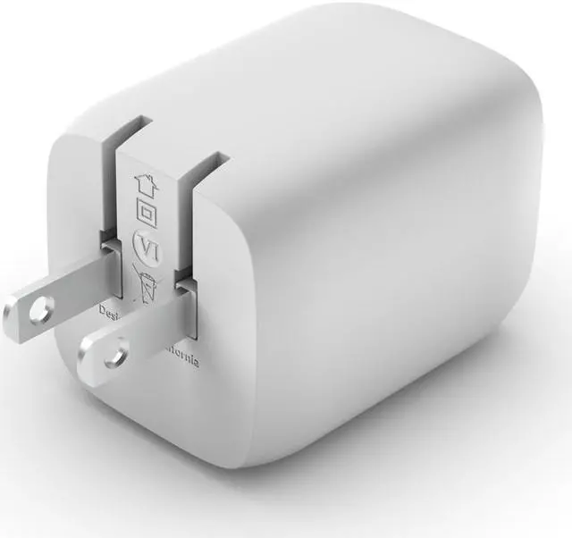 Alt view image 3 of 5 - Belkin  BoostCharge Pro Dual USB-C GaN Wall Charger with PPS 65W WCH013DQWH