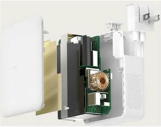 Alt view image 5 of 6 - Belkin 140W 4-Port GaN Wall Charger, White